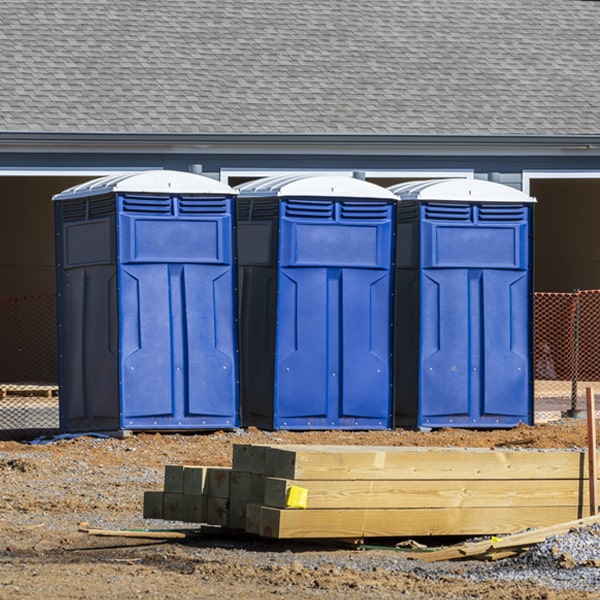 are there any restrictions on what items can be disposed of in the porta potties in Richmond KS